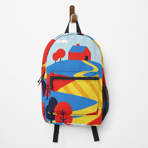 Item preview, Minimalist landscape in bright colors designed and sold by Design4uStudio.
