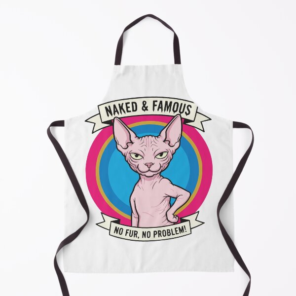 Item preview, Naked & Famous – Sassy Sphynx Cat designed and sold by Petzzz.