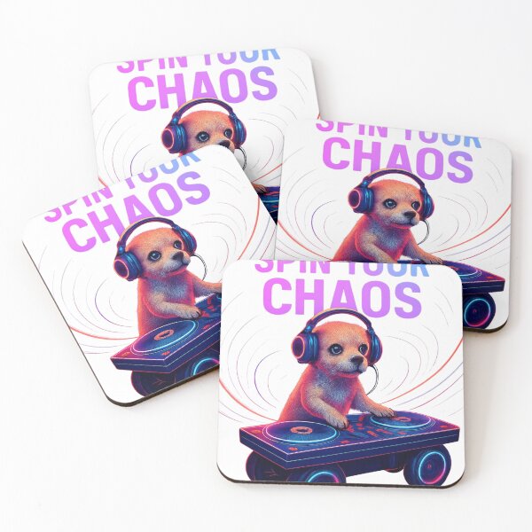 Item preview, DJ Dog on Wheels – Spin Your Chaos designed and sold by MyVision12.