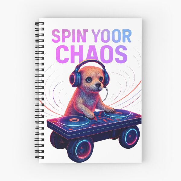 Item preview, DJ Dog on Wheels – Spin Your Chaos designed and sold by MyVision12.