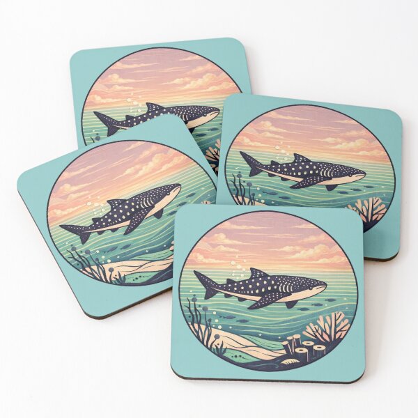 Item preview, Animals of La Paz Mexico | Retro Pastel Wildlife Art with Black Ink Illustrations designed and sold by Dream Circuit .