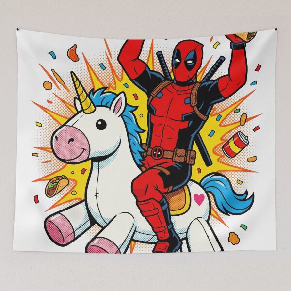 Item preview, Unicornio y un anti héroe designed and sold by brexastore.
