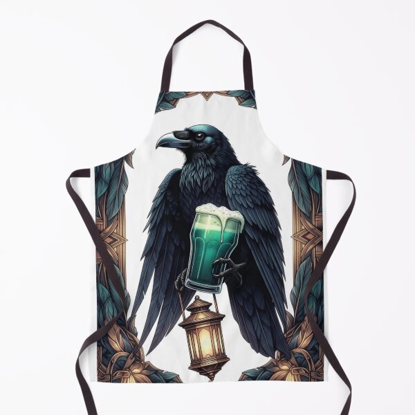 Item preview, Pint of No Regrets Just Shenanigans Raven T-Shirt | Sarcastic St Patrick's Day Emerald Drinking Emblem Tee designed and sold by YMLux.