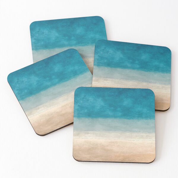 Item preview, Minimal Coastal Landscape – Sand & Ocean Horizon designed and sold by NewArt33.