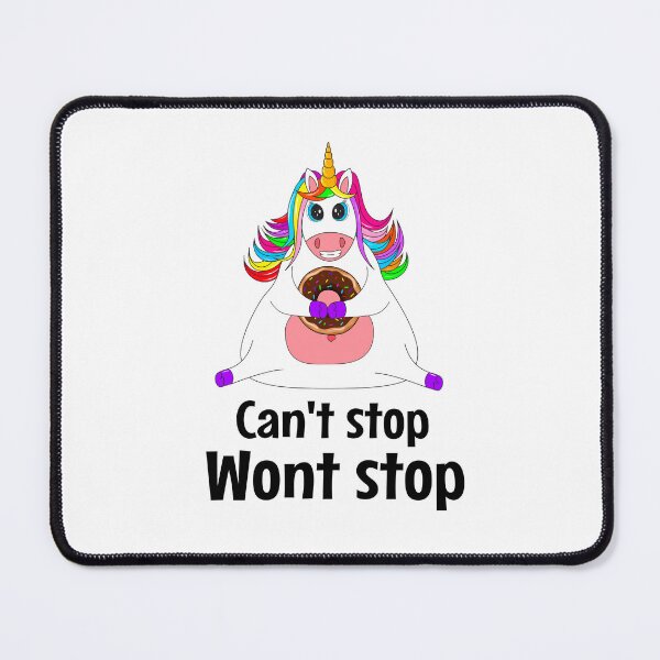 Item preview, Cute Chubby Unicorn Cartoon Hugging a Chocolate Donut designed and sold by Best-Designers.