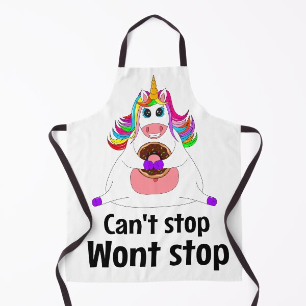 Item preview, Cute Chubby Unicorn Cartoon Hugging a Chocolate Donut designed and sold by Best-Designers.