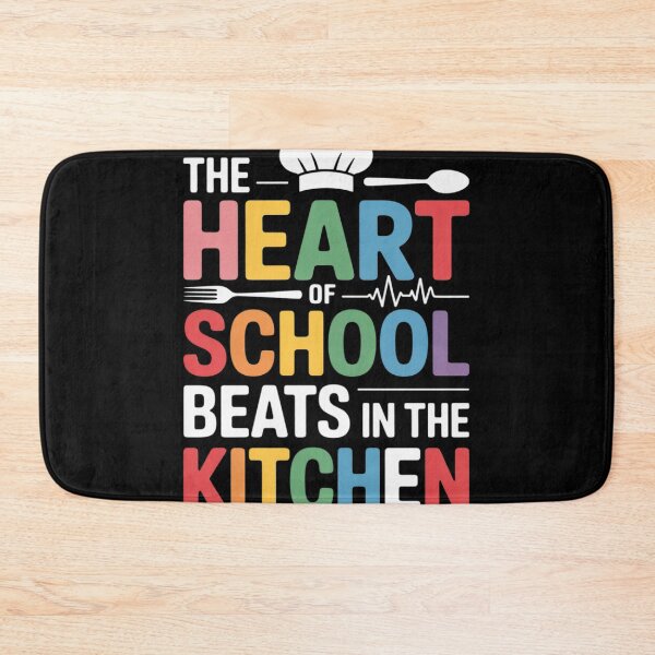 Item preview, The Heart of The School Beats in The Kitchen Lunch Lady 24  designed and sold by NailMolisa.