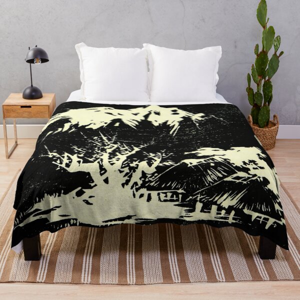 Item preview, Mountain Village - Stone Print designed and sold by RickE.