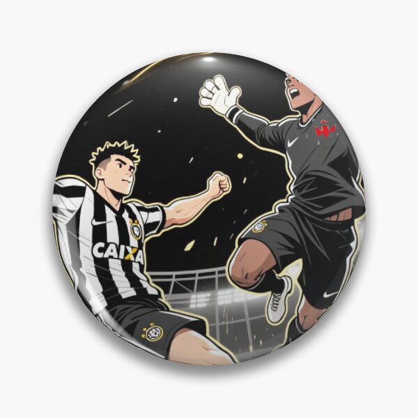Item preview, Gol do Título – Time em Listras Pretas e Brancas and all black designed and sold by mancha-branca.