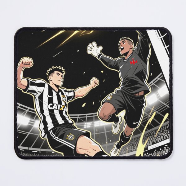 Item preview, Gol do Título – Time em Listras Pretas e Brancas and all black designed and sold by mancha-branca.