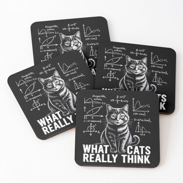 Item preview, What Cats Really Think Funny Cat Physics Humor Design designed and sold by ZACK ART.