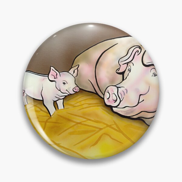 Item preview, Anita Law - Patie the pig and her piglets designed and sold by AnitaLawDesigns.
