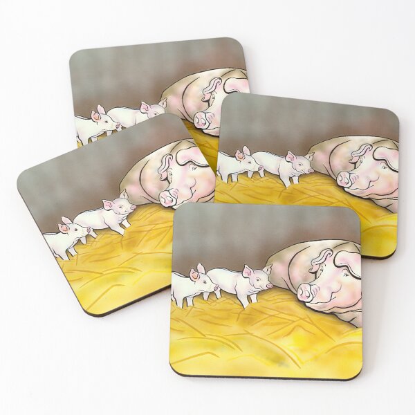 Item preview, Anita Law - Patie the pig and her piglets designed and sold by AnitaLawDesigns.