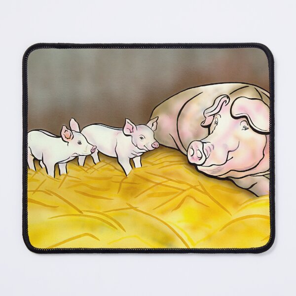 Item preview, Anita Law - Patie the pig and her piglets designed and sold by AnitaLawDesigns.