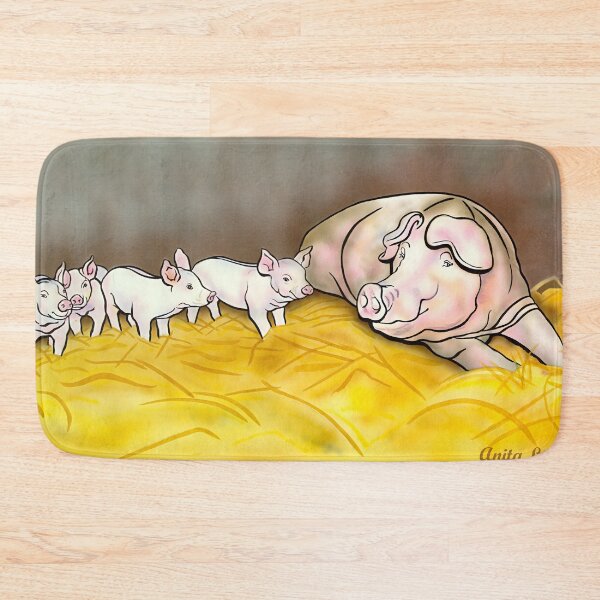 Item preview, Anita Law - Patie the pig and her piglets designed and sold by AnitaLawDesigns.