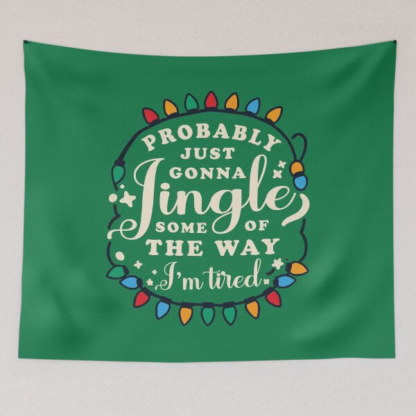 Item preview, Tired Christmas Sarcasm Funny Quote designed and sold by Scaryzz.