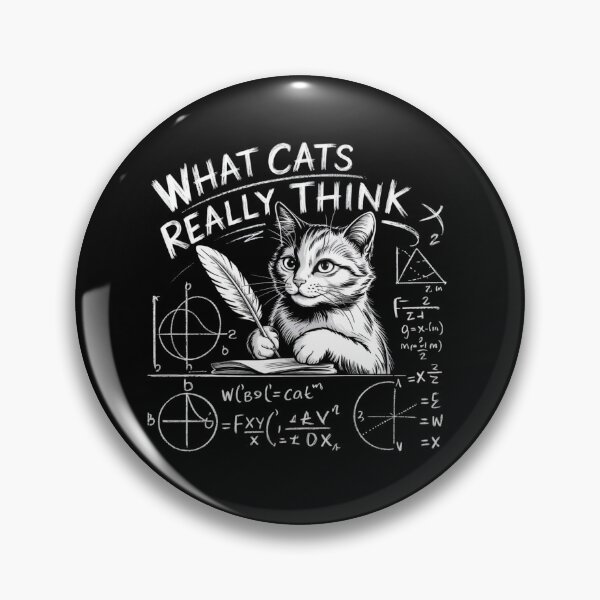 Item preview, What Cats Really Think Funny Cat Physics Humor Design designed and sold by ZACK ART.