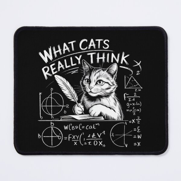 Item preview, What Cats Really Think Funny Cat Physics Humor Design designed and sold by ZACK ART.
