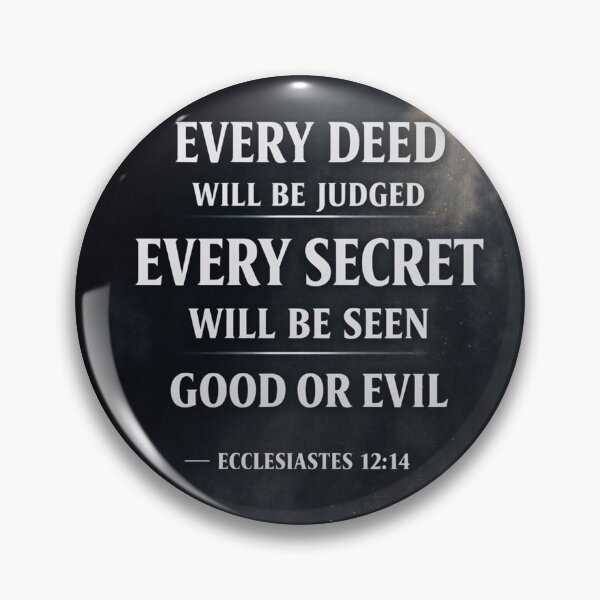 Item preview, every deed will be judged every secret will be seen good or evil designed and sold by ocd_Jessica.