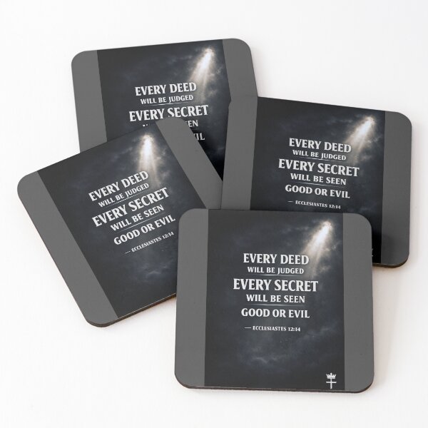 Item preview, every deed will be judged every secret will be seen good or evil designed and sold by ocd_Jessica.