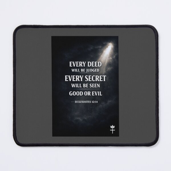 Item preview, every deed will be judged every secret will be seen good or evil designed and sold by ocd_Jessica.