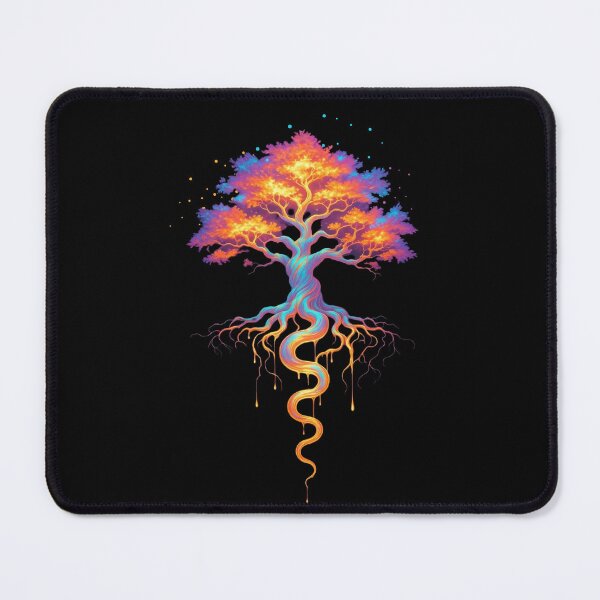 Item preview, Neon Tree of Life Drip – Cosmic Roots Psychedelic designed and sold by WeranovDesign.