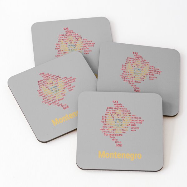 Item preview, Montenegro Anthem Map and Flag – Balkan Identity and National Pride designed and sold by JR78.