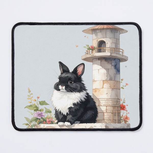 Item preview, Rabbit guard in the flower tower designed and sold by LiskoDesign.