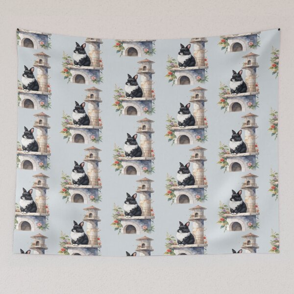 Item preview, Rabbit guard in the flower tower designed and sold by LiskoDesign.