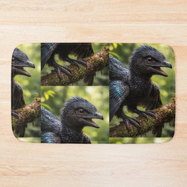Item preview, Iridescent Feathers of the Microraptor: A Glimpse into the Cretaceous Canopy designed and sold by PrehistoryPulse.