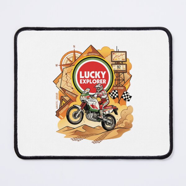 Item preview, Paris Dakar - Lucky explorer logo designed and sold by enzoade.