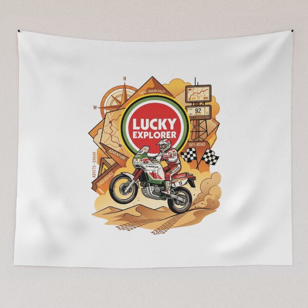 Item preview, Paris Dakar - Lucky explorer logo designed and sold by enzoade.
