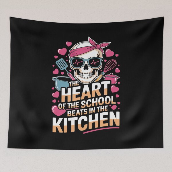 Item preview, The Heart of The School Beats in The Kitchen Lunch Lady00  designed and sold by NailMolisa.