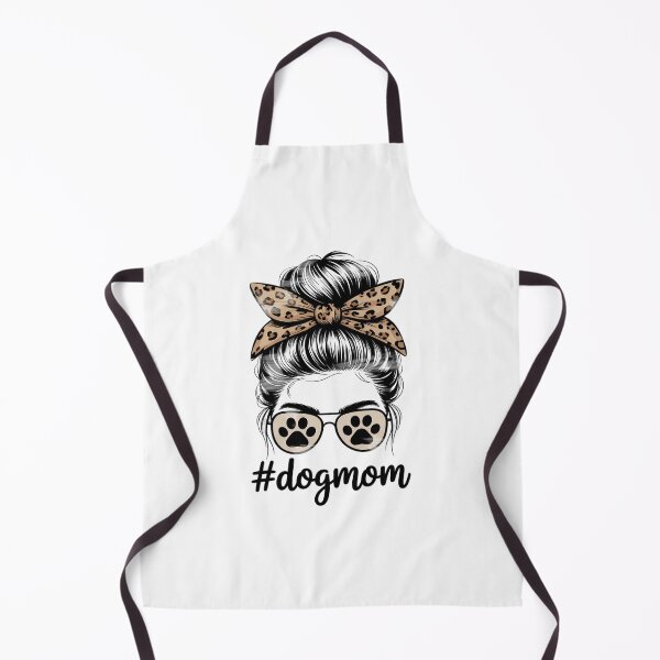 Item preview, Bleached Dog Mom Leopard Messy Bun Dog Mom Life  designed and sold by MyzoToyota.
