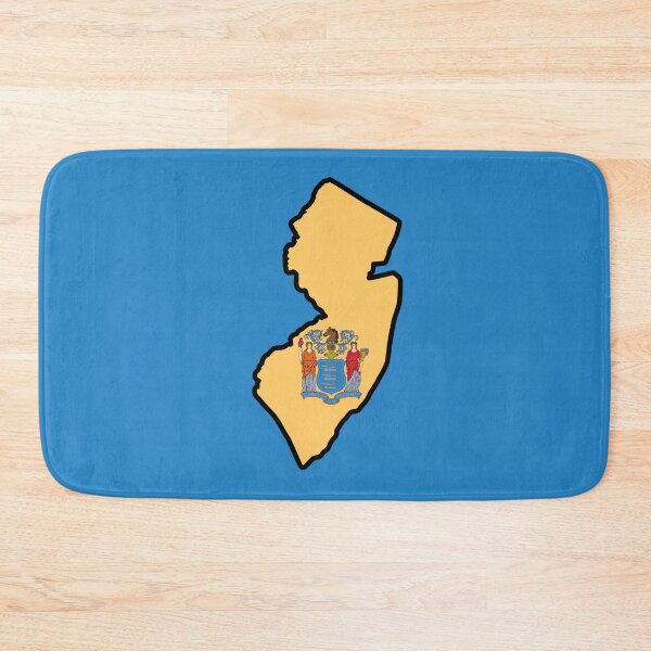 Item preview, State Flag Map of NEW JERSEY designed and sold by HFYD.