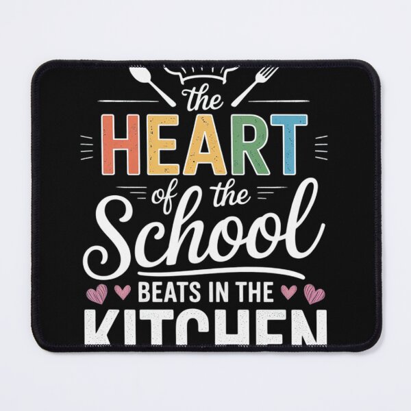 Item preview, The Heart Of The School Beats In The Kitchen Lunch Lady0 designed and sold by NailMolisa.