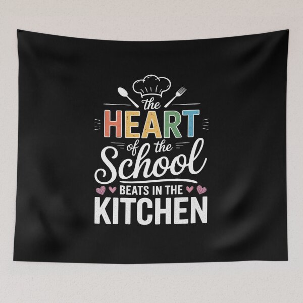 Item preview, The Heart Of The School Beats In The Kitchen Lunch Lady0  designed and sold by NailMolisa.