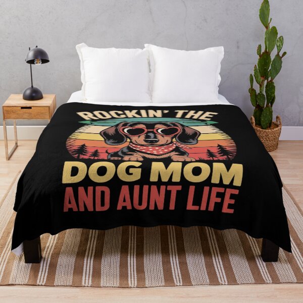 Item preview, Dachshund Glasses Rockin' The Dog Mom and Aunt Life designed and sold by MyzoToyota.