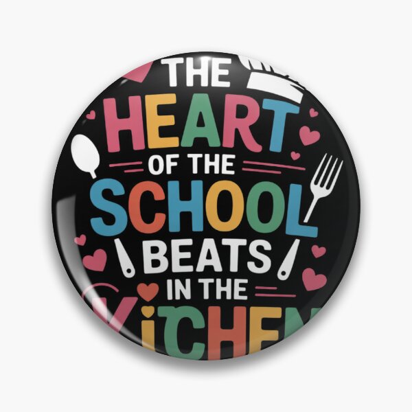 Item preview, The Heart Of The School Beats In The Kitchen Lunch Lady5  designed and sold by NailMolisa.