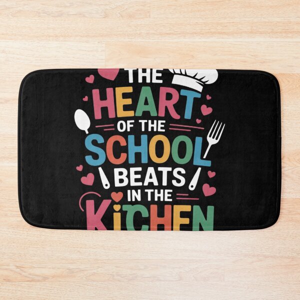 Item preview, The Heart Of The School Beats In The Kitchen Lunch Lady5  designed and sold by NailMolisa.