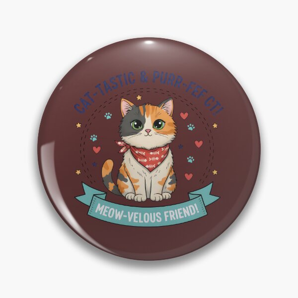 Item preview, Purr-fect Meow-velous Friend: Cute Calico Cat designed and sold by THE-DAILY-DRIPS.