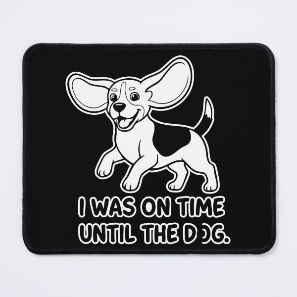 Item preview, Beagle Made Me Late Line Art designed and sold by Tong4130.