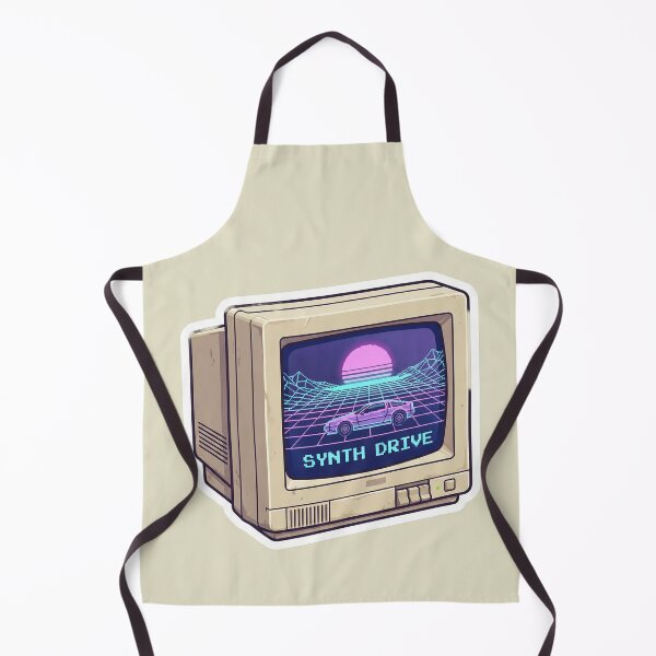 Item preview, Retro CRT Computer Monitor | "Synth Drive" Pixel Synthwave Aesthetic designed and sold by DigitalVibes Art, CreatorSpace, PixelMood. By AngryFish.Art..