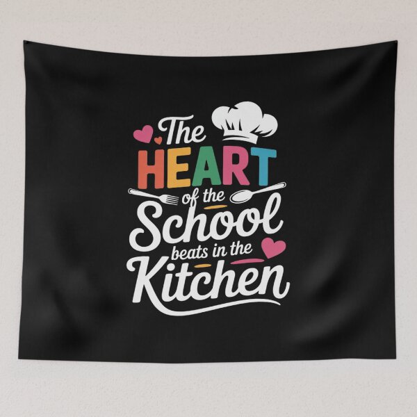 Item preview, The Heart of The School Beats in The Kitchen Lunch Lady06  designed and sold by NailMolisa.