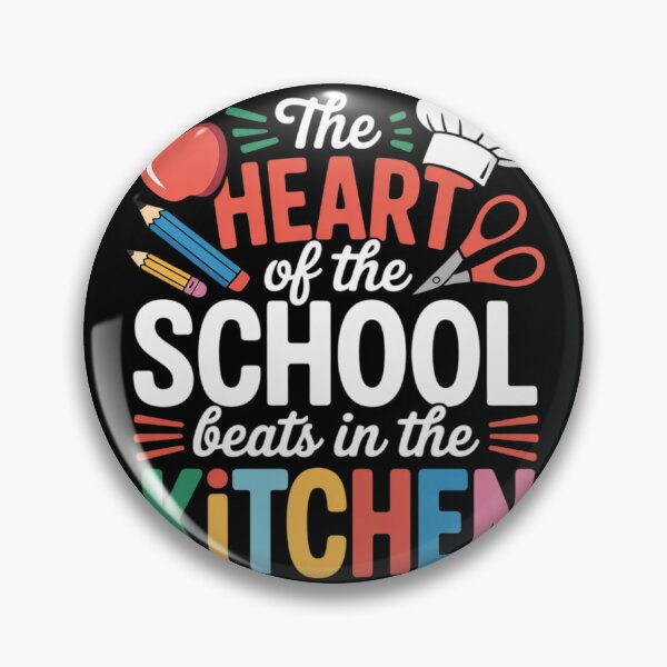 Item preview, The Heart Of The School Beats In The Kitchen lunch lady9  designed and sold by NailMolisa.
