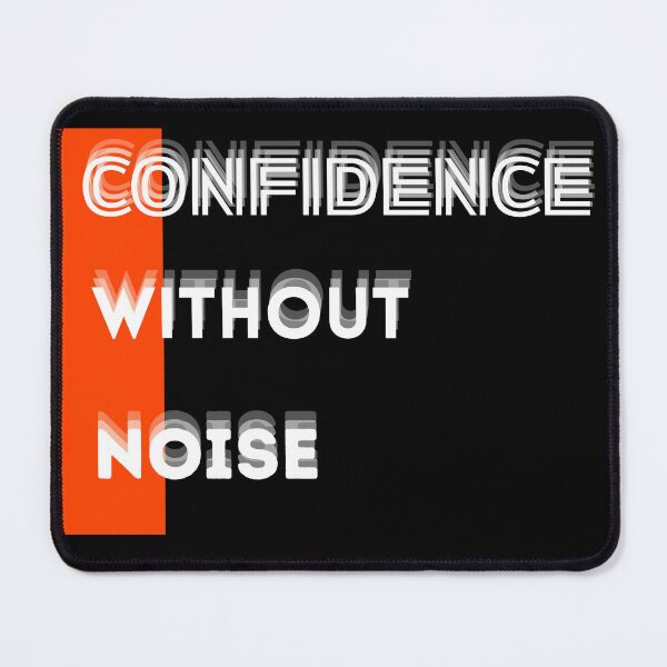 Item preview, Confidence Without Noise Quiet Mindset Minimal Quote T-Shirt designed and sold by Art Loom.