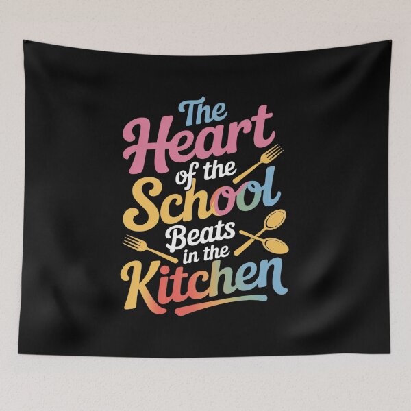 Item preview, The Heart Of The School Beats In The Kitchen Lunch Lady10  designed and sold by NailMolisa.
