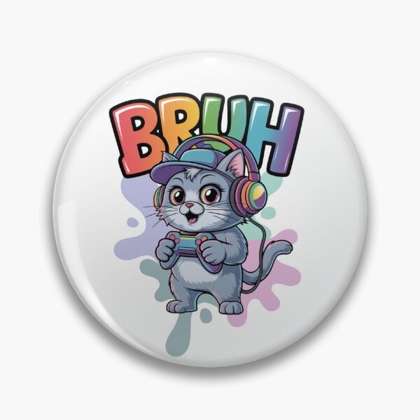 Artikelvorschau, Gamer Bruh Cat Videospiele Geschenk für Jungen und Mädchen entworfen und verkauft von ZACK ART.