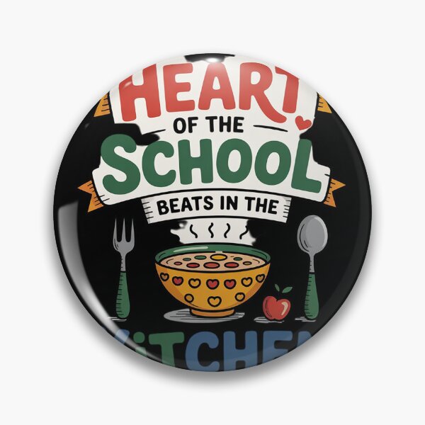 Item preview, The Heart of The School Beats in The Kitchen Lunch Lady10.  designed and sold by NailMolisa.