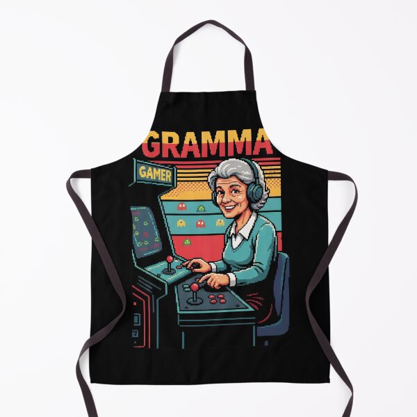 Item preview, Pixel Art Gamer Grandma Retro Gaming Design designed and sold by Uglyandcute.